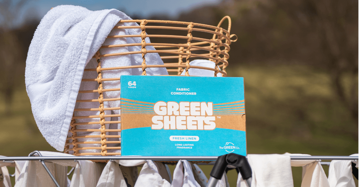 best fabric conditioner greensheets™ sitting on clothes hanger rail