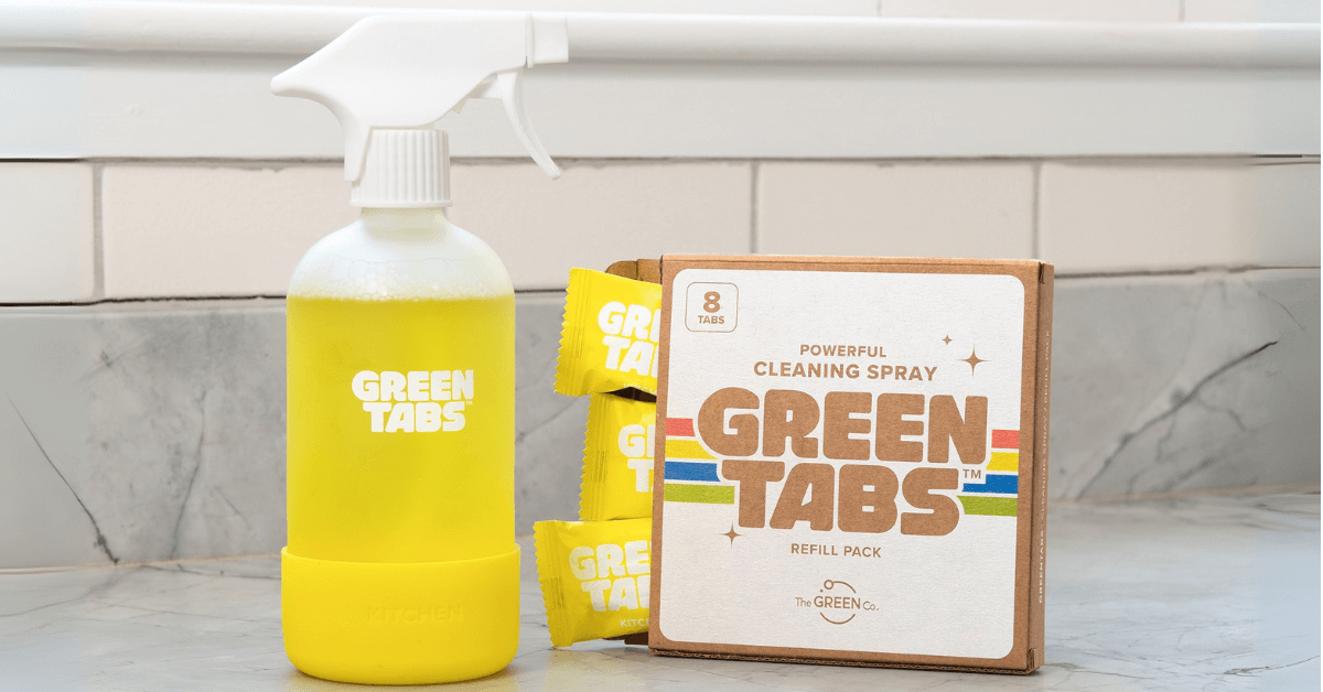 best kitchen cleaner in glass bottle and refill pack