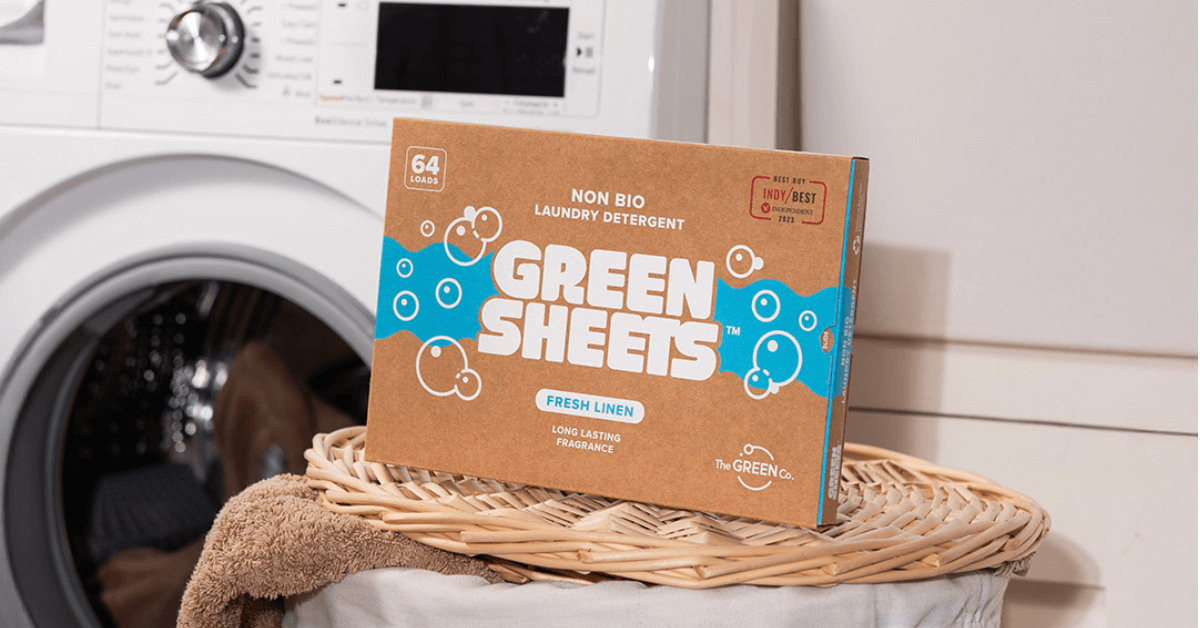 laundry detergent greensheets for sensitive skin on laundry basket
