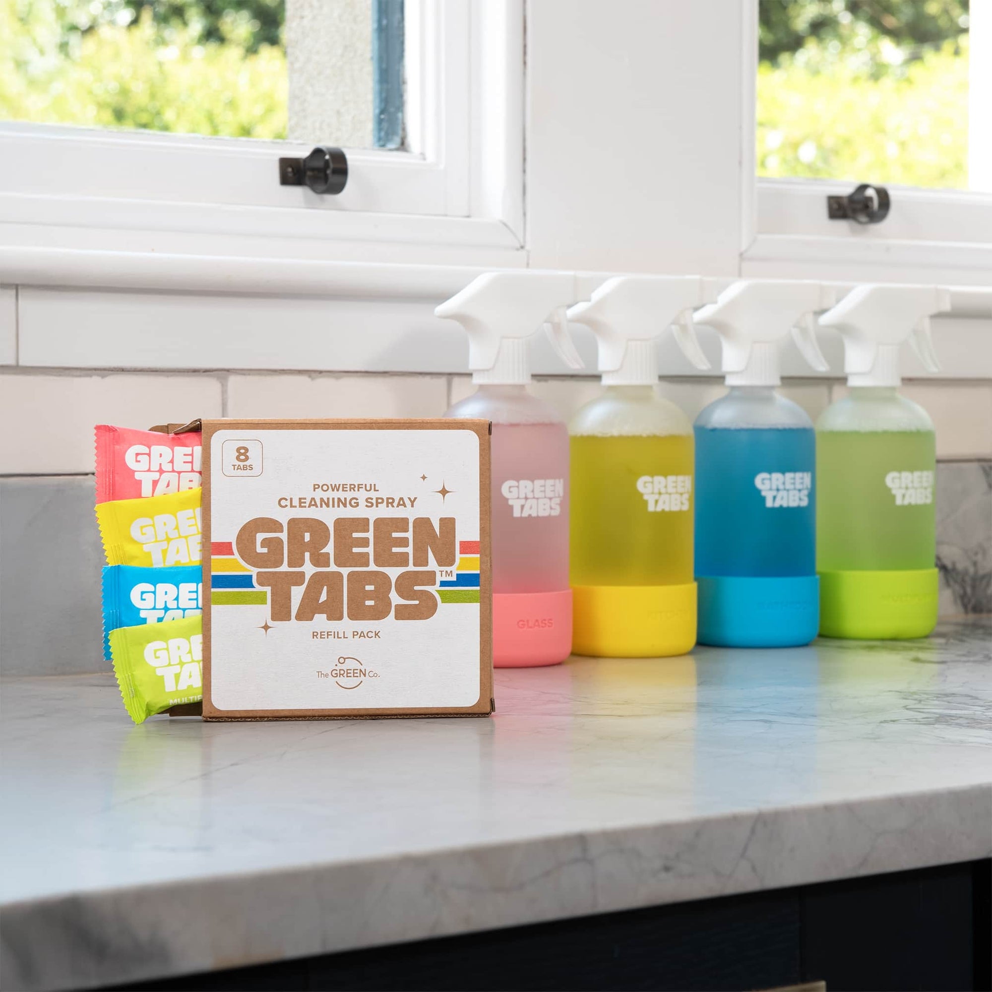 Refills - 8 x Powerful Cleaning Spray GreenTabs™